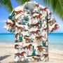 Desert Horse Harness Racing Hawaiian Shirt