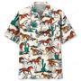 Desert Horse Harness Racing Hawaiian Shirt