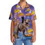 Dinosaur Pizza Cat Hawaiian Shirt