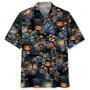 Dirt Bike Halloween Night Hawaiian Shirt