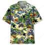 Dirt Bike Tropical Terrain Hawaiian Shirt