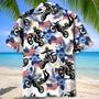 Dirt Bike USA Hawaiian Shirt