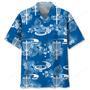 Disc Golf Blue Hawaiian Shirt