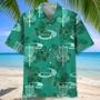 Disc Golf Kelly Green Hawaiian Shirt