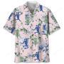 Disc Golf Pink Flower Hawaiian Shirt