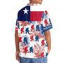 Don't Mess With Texas Bigfoot Hawaiian Shirt