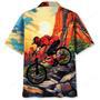 Down Hill With Mountain Bike Hawaiian Shirt