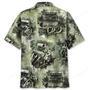 Drag Racing Engine Hawaiian Shirt