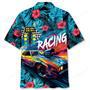 Drag Racing Tropical Hawaiian Shirt