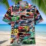 Drift Car Racing Hawaiian Shirt