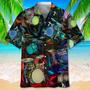 Drum Light Hawaiian Shirt