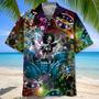 Drum Skull Hawaiian Shirt