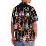 Electric Guitar Flower Hawaiian Shirt