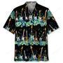 electric guitar hawaiian shirt