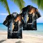 Ew People Black Cat Hawaiian Shirt