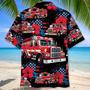 Fire Truck American Hawaiian Shirt