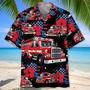 Fire Truck American Hawaiian Shirt