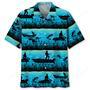 Fishing Blue Hawaiian Shirt