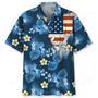 fishing usa tropical hawaiian shirt