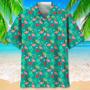 Flamingo Flower Hawaiian Shirt