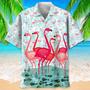 Flamingo Pink Hawaiian Shirt