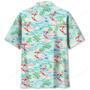 Flamingo Retro Beach Hawaiian Shirt