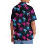 Flamingo Retro Neon Hawaiian Shirt