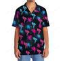 Flamingo Retro Neon Hawaiian Shirt