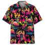 Flamingo Retro Palm Tree Hawaiian Shirt