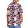 Flamingo Retro Sunset Hawaiian Shirt