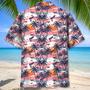 Flamingo Retro Sunset Hawaiian Shirt