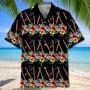 Flute Hibiscus Hawaiian Shirt