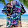 Football Neon Hawaiian Shirt