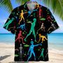 Funny Alien Black Hawaiian Shirt