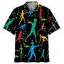 Funny Alien Black Hawaiian Shirt