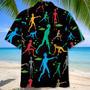 Funny Alien Black Hawaiian Shirt