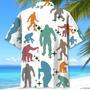 Funny Bigfoot Hawaiian Shirt