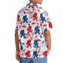 Funny Bigfoot USA Hawaiian Shirt