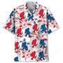 Funny Bigfoot USA Hawaiian Shirt