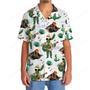 Funny Cactus Guitar Hawaiian Shirt