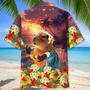 Funny Cappybara Guitar Hawaiian Shirt