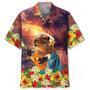 Funny Cappybara Guitar Hawaiian Shirt