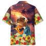 Funny Cappybara Guitar Hawaiian Shirt