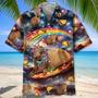 Funny Capybara Tacos Hawaiian Shirt