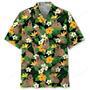 Funny Capybara Tropical Flower Hawaiian Shirt