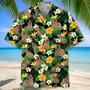 Funny Capybara Tropical Flower Hawaiian Shirt