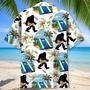 Funny Cornhole Bigfoot Hawaiian Shirt