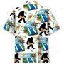 Funny Cornhole Bigfoot Hawaiian Shirt