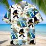 Funny Cornhole Bigfoot Hawaiian Shirt