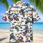 Funny Dirt Bike Racing And Beer Hawaiian Shirt